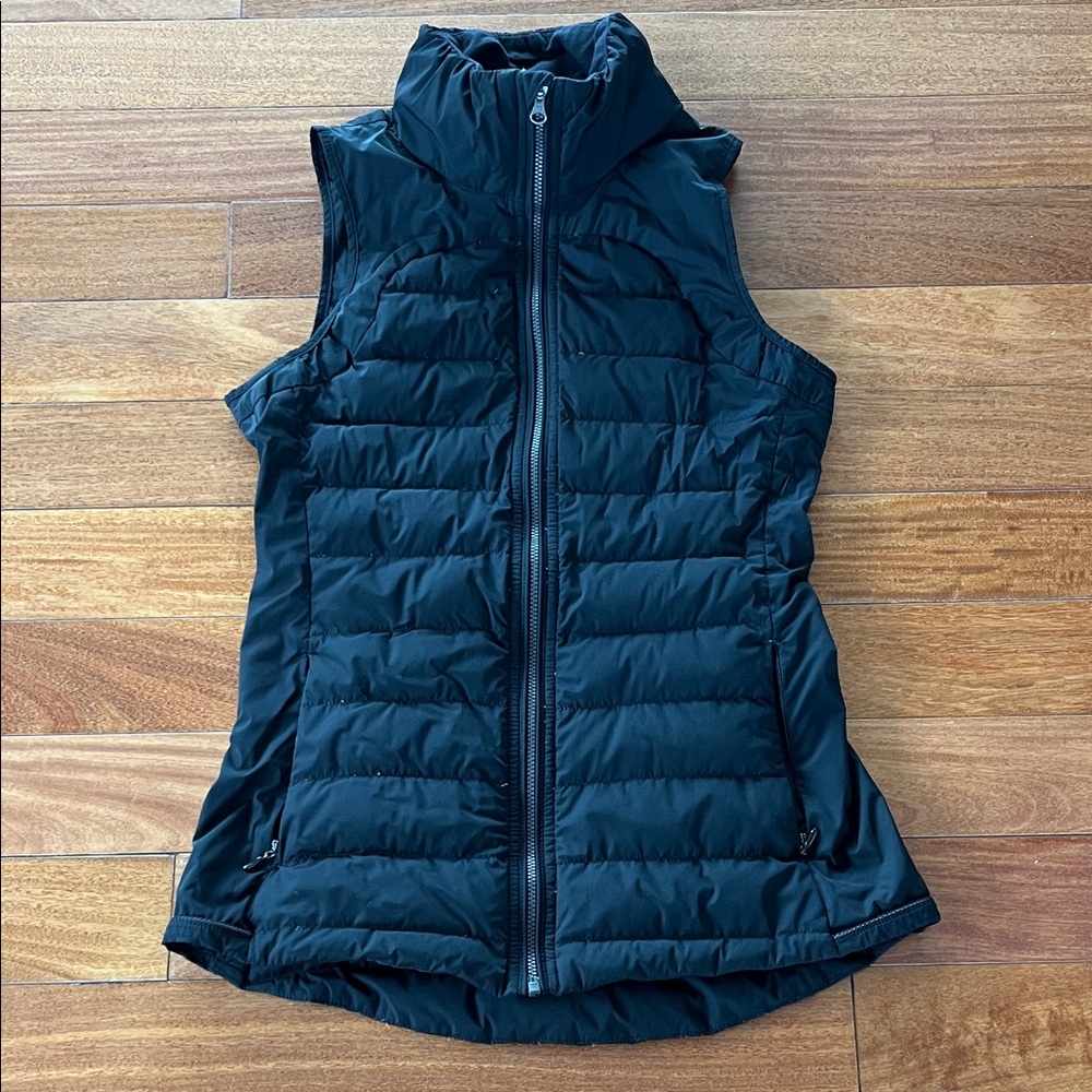 Lululemon Athletica Black Down Quilted Vest 4